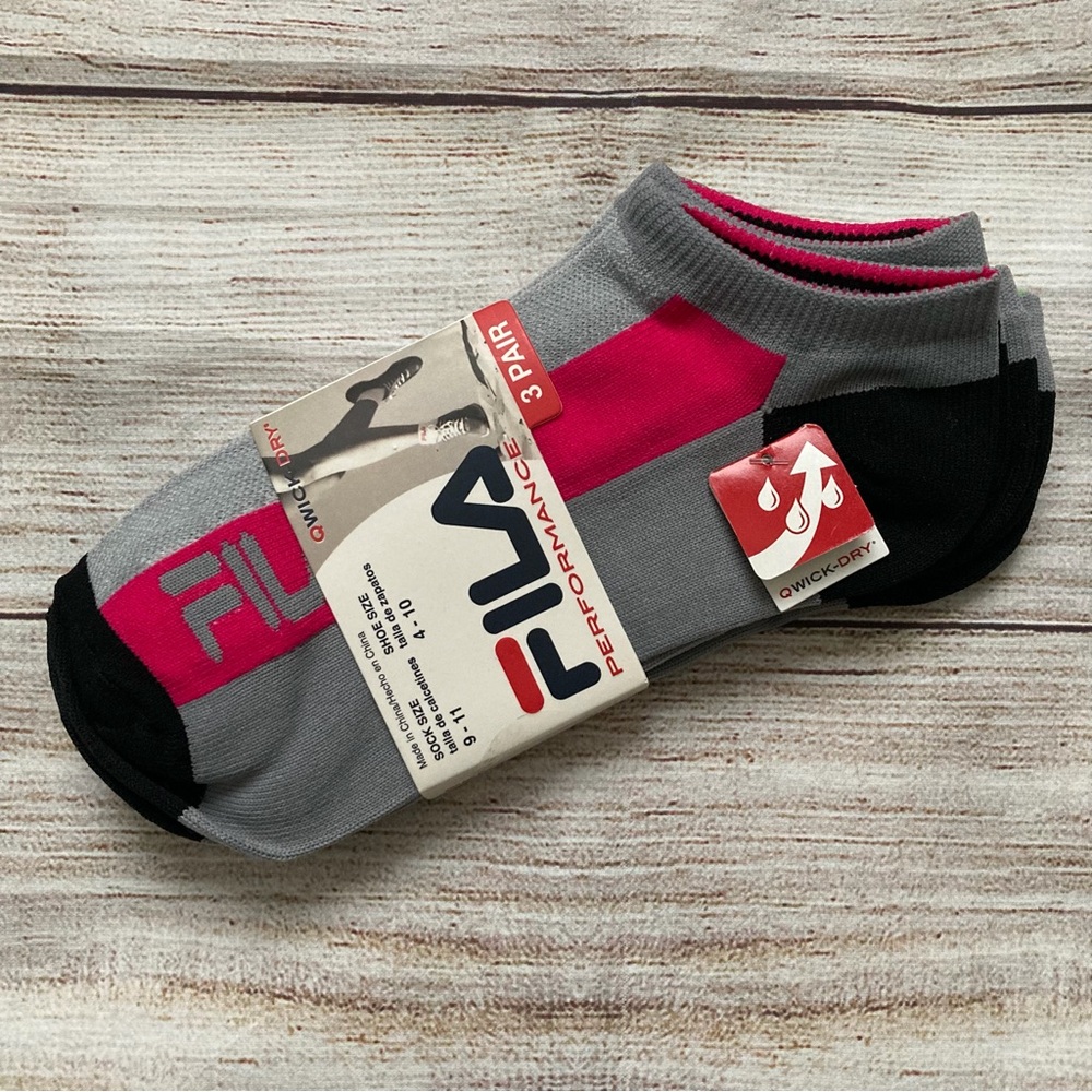 FILA Performance Women’s Ankle Socks NWT